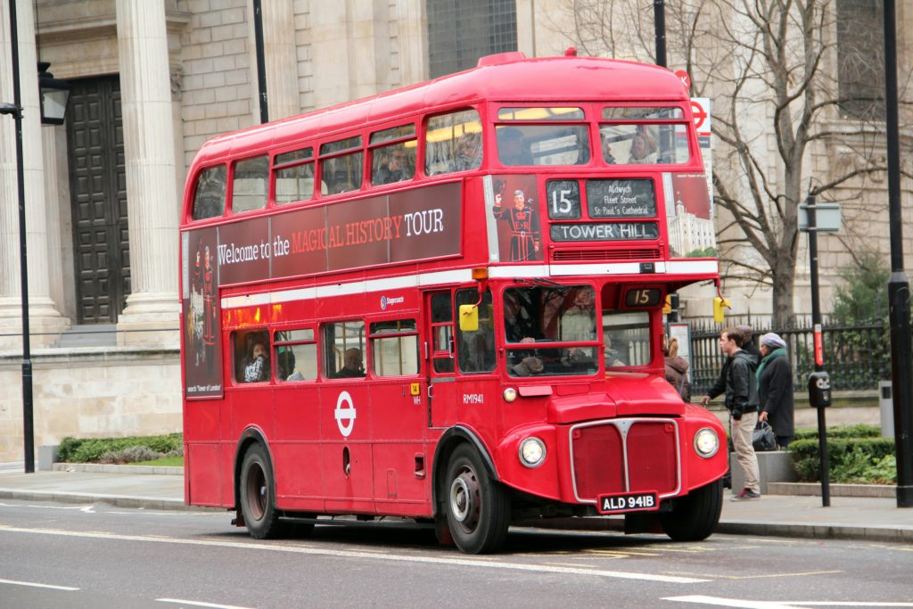 A Routemaster London bus