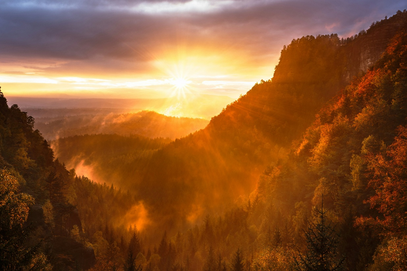 A beautiful sunset designed to inspire action