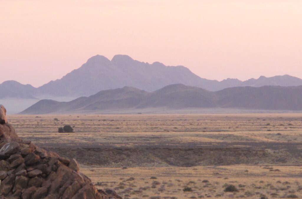 Desert mountains in southern Namibia