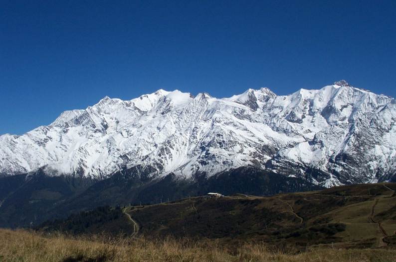 Mont Blanc with snow