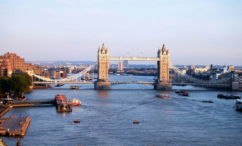 A view of Tower Bridge, London